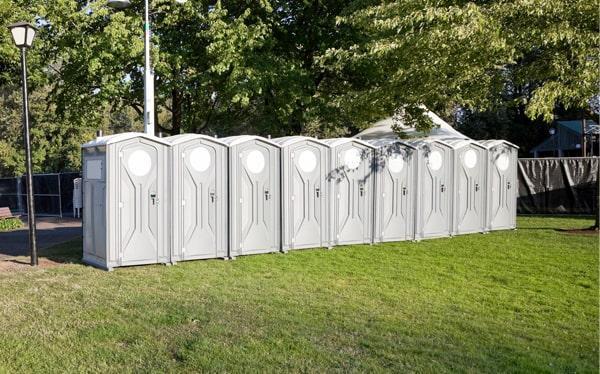 all of our special event porta potties come equipped with alcohol-based hand sanitizer